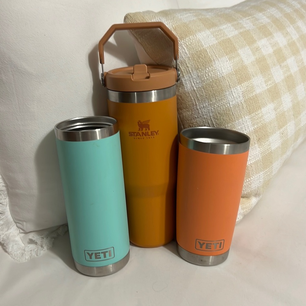 Stanley and yeti cup